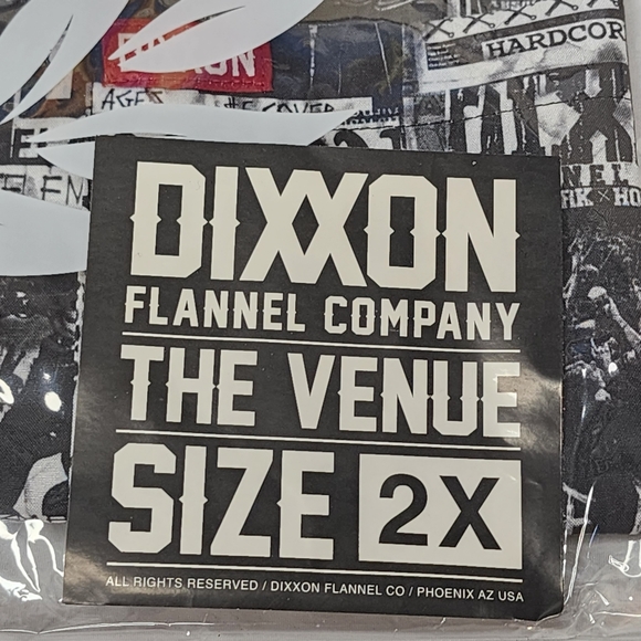 DIXXON FLANNEL - VENUE Party Shirt - Short Sleeve - Men's 2XL - Picture 7 of 12